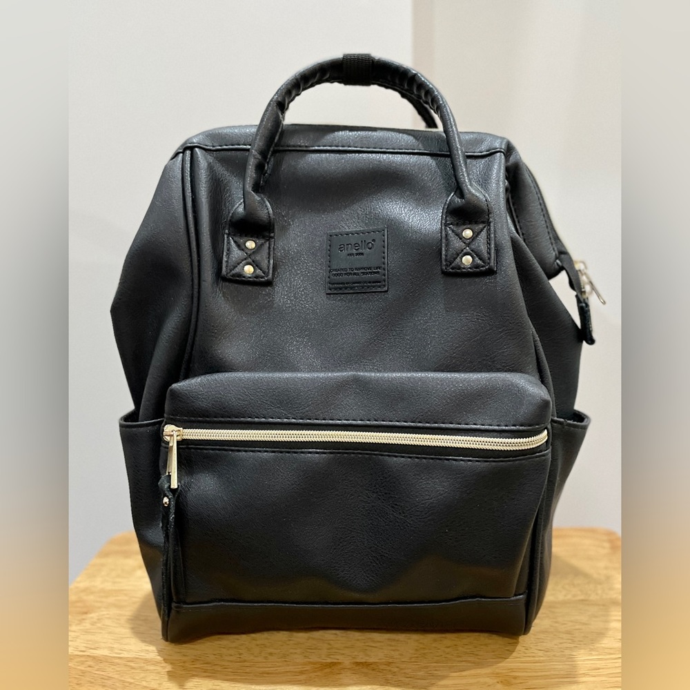 Anello® Black Backpack Small